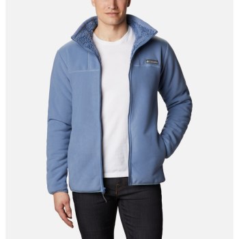 Columbia Muške Jakne - Winter Pass Full Zip Fleece Sive Plave | QTOS-62157